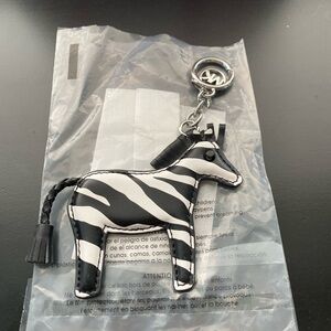 Michael Kors Zebra Keychain